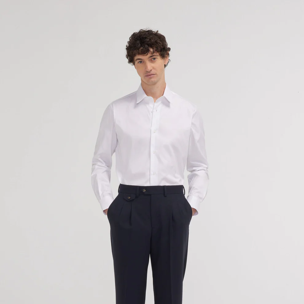 Fitted White Shirt